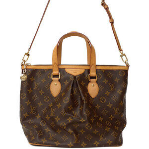 Louis Vuitton Monogram Leather Brown Palermo Bag